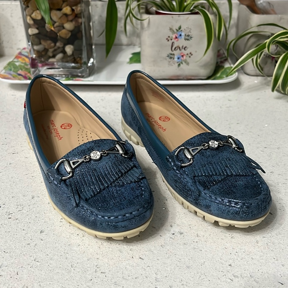 Marc Joseph Lexington 2 Golf Atlantic Blue Washed - Size 6